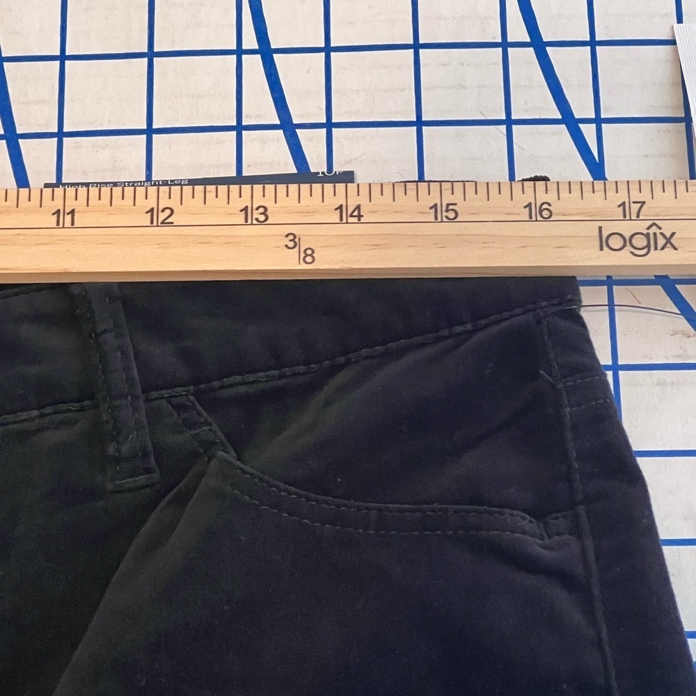 NWT TALBOTS FLAWLESS HI RISE STRAIGHT LEG BLACK VELVET 5pk PANTS SZ 10p - Picture 6 of 10